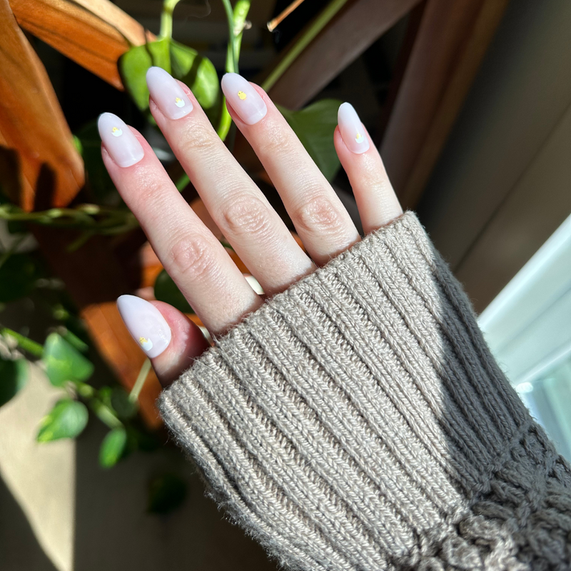 picture of Cheerful Chicks - Press-On | Medium | Oval