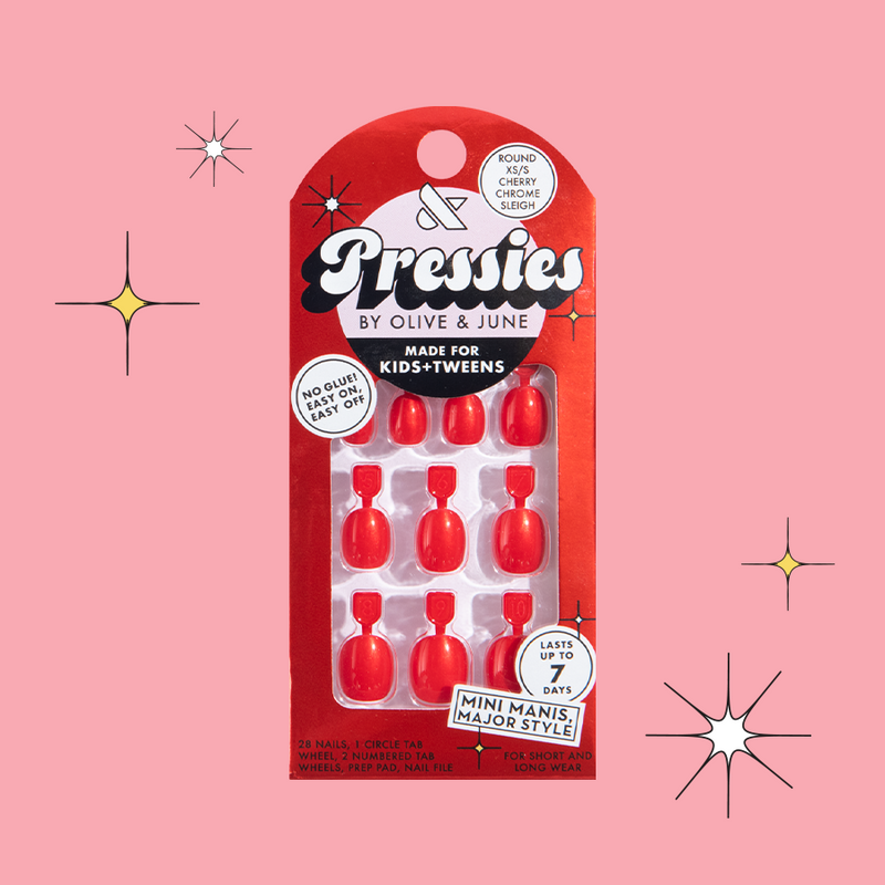 Cherry Chrome Sleigh - Pressies | Extra Short Short | Round - Pressies