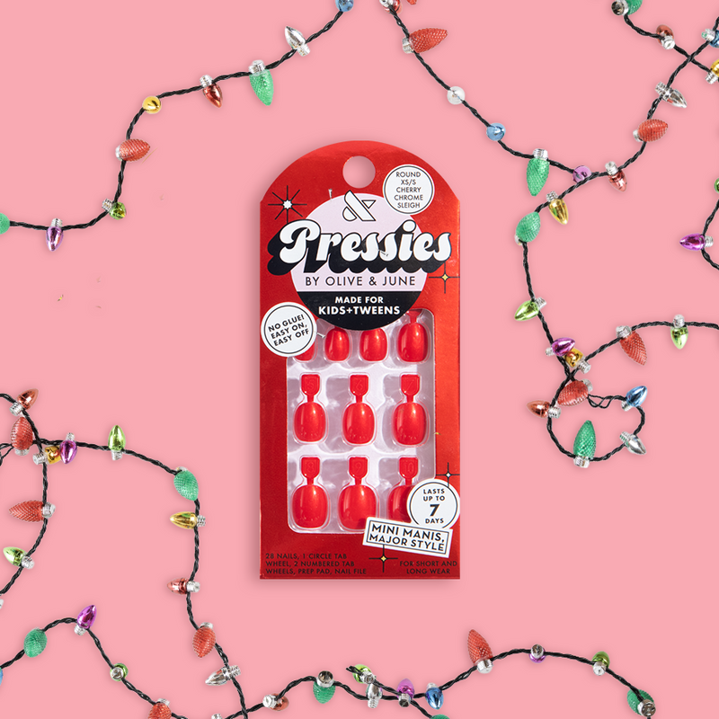 Cherry Chrome Sleigh - Pressies | Extra Short Short | Round - Pressies
