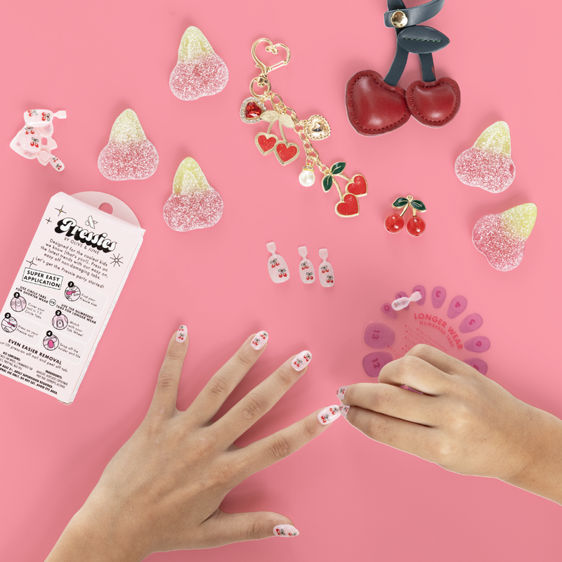 Cherry Whirl - Pressies | Short Medium | Round - Pressies