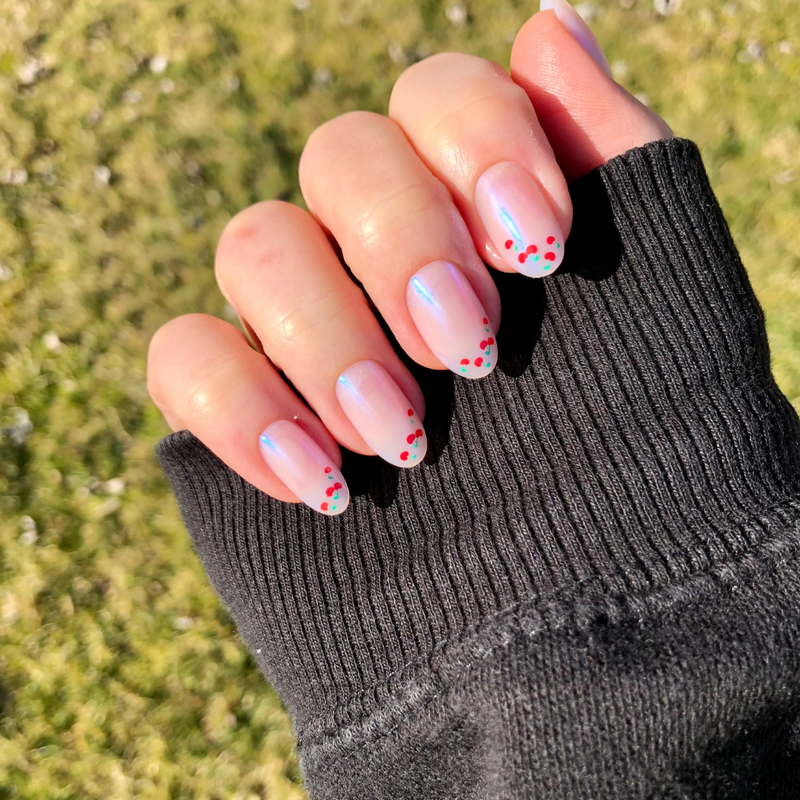 picture of Cherry French - Press-On | Medium | Oval