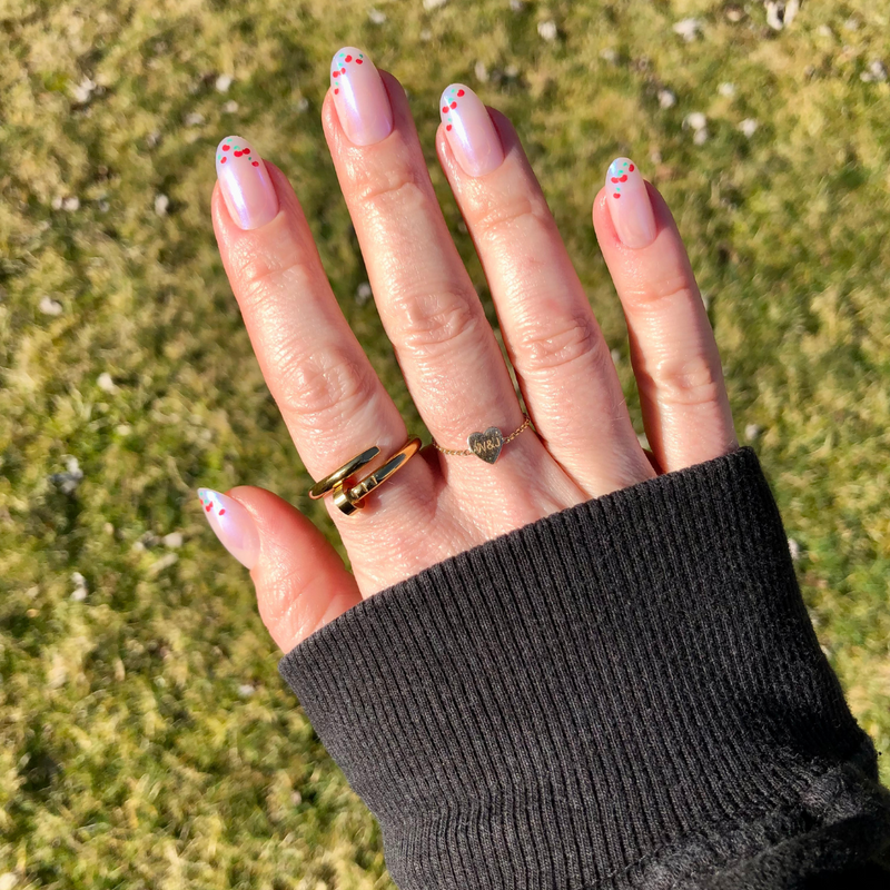 picture of Cherry French - Press-On | Medium | Oval