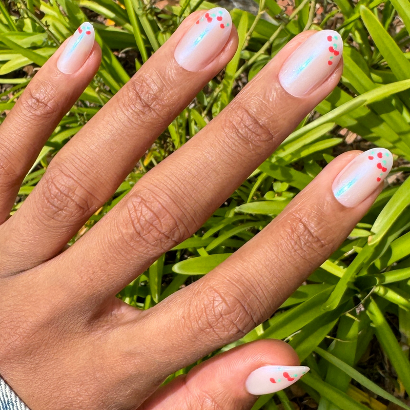 picture of Cherry French - Press-On | Medium | Oval