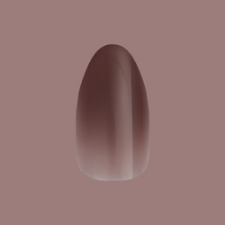 Chocolate Syrup Gradient - Press-On | Medium | Almond