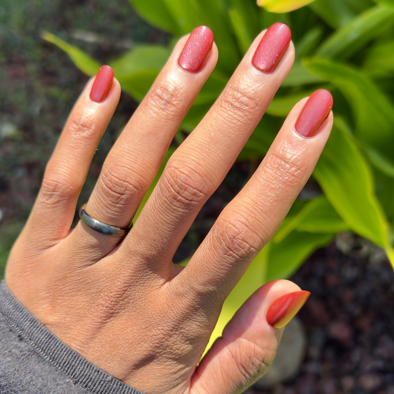 picture of Cinnamon Velvet - Press-On | Short | Round