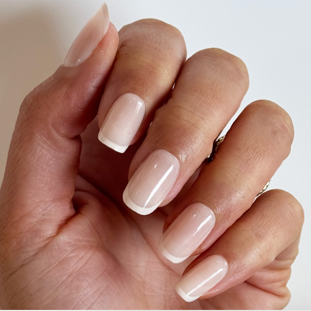 picture of Classic French - Press-On | Medium | Squoval