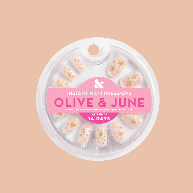 Confetti Sparkle - Press-On | Short | Round 