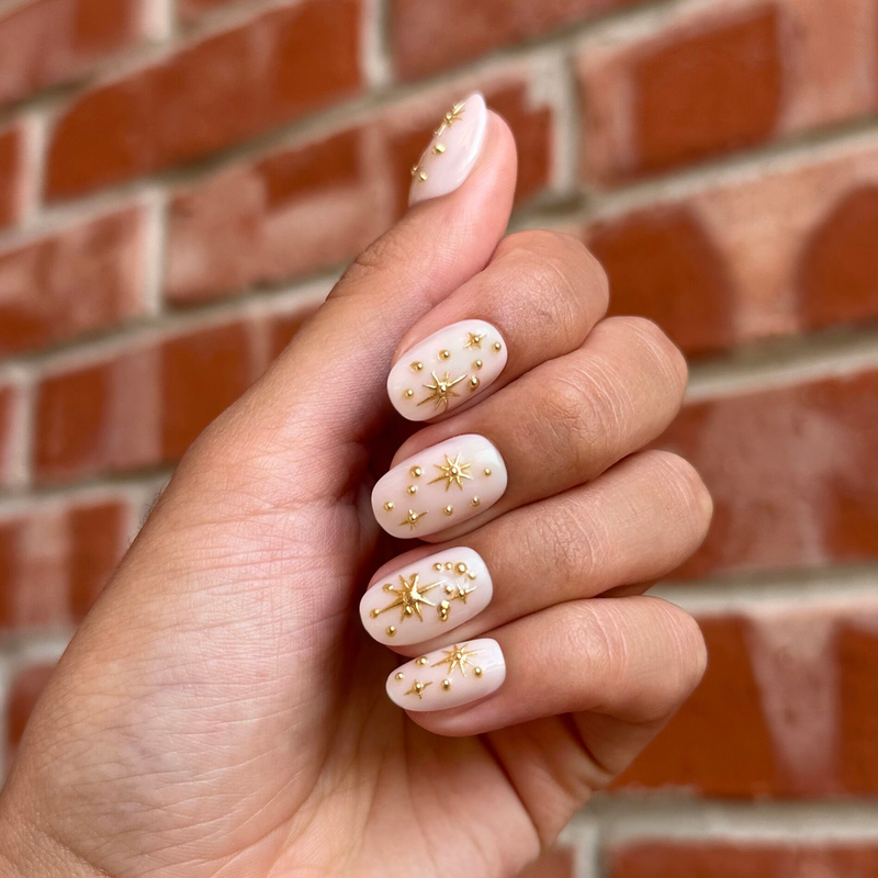 picture of Confetti Sparkle - Press-On | Short | Round