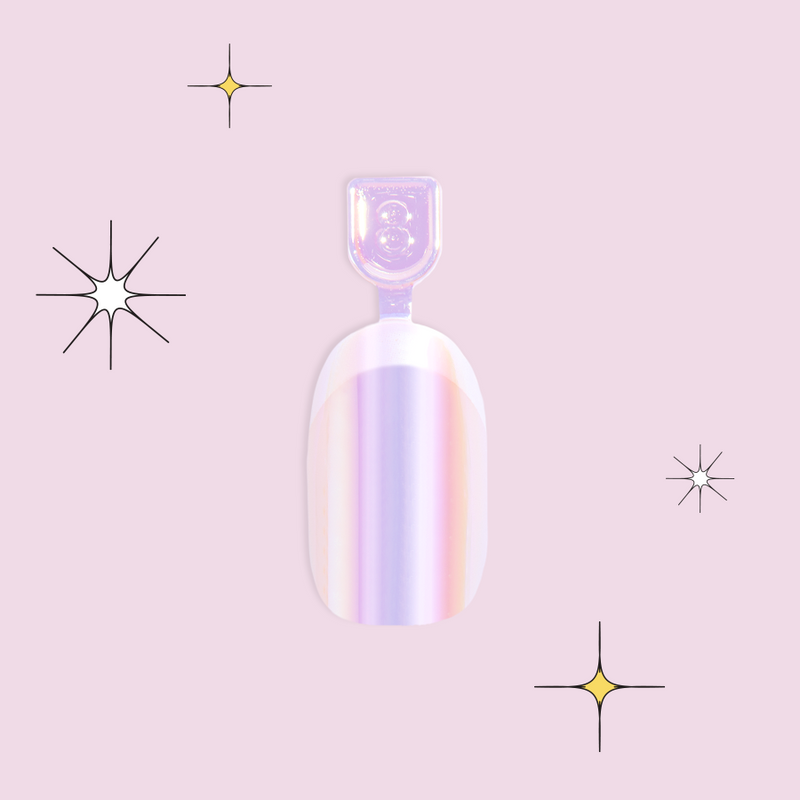 Cool in Chrome French - Pressies | Short Medium | Round - Pressies