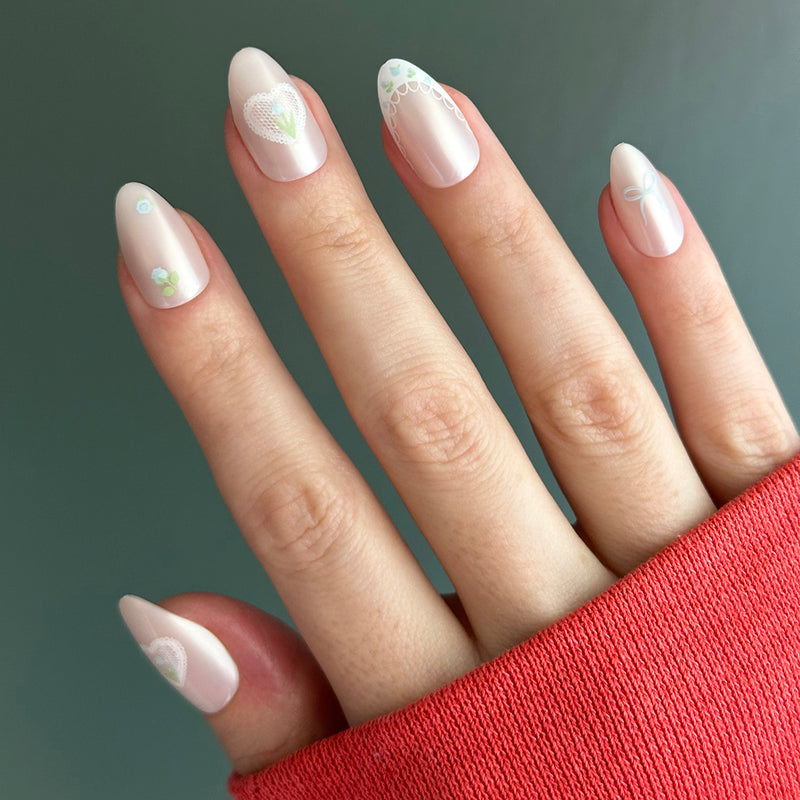 picture of Coquette Country Mixed Pack - Press-On | Medium | Almond