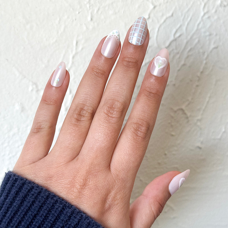 picture of Coquette Country Mixed Pack - Press-On | Medium | Almond