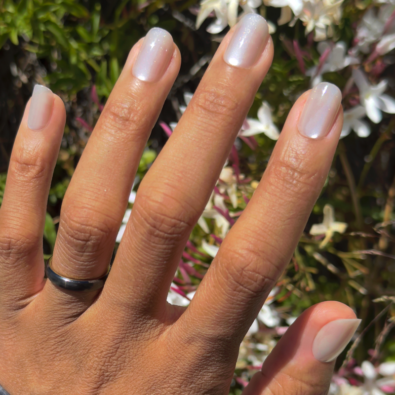 picture of Cream Velvet - Press-On | Short | Squoval