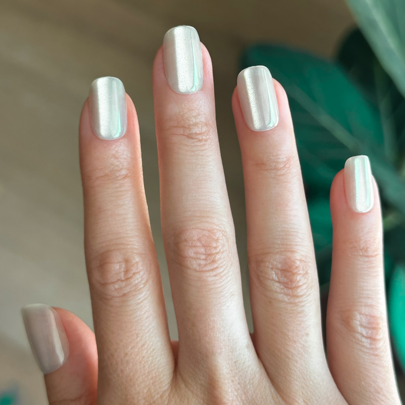 picture of Cream Velvet - Press-On | Short | Squoval