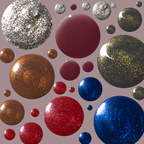 Holiday Polish Set featuring six festive shimmer polish shades in deep rich colors for sparkling at-home manicures