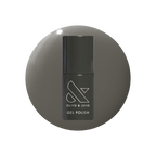 Is It Smoky In Here? Gel polish bottle with deep charcoal gray for a sleek, long-lasting mani by Olive and June
