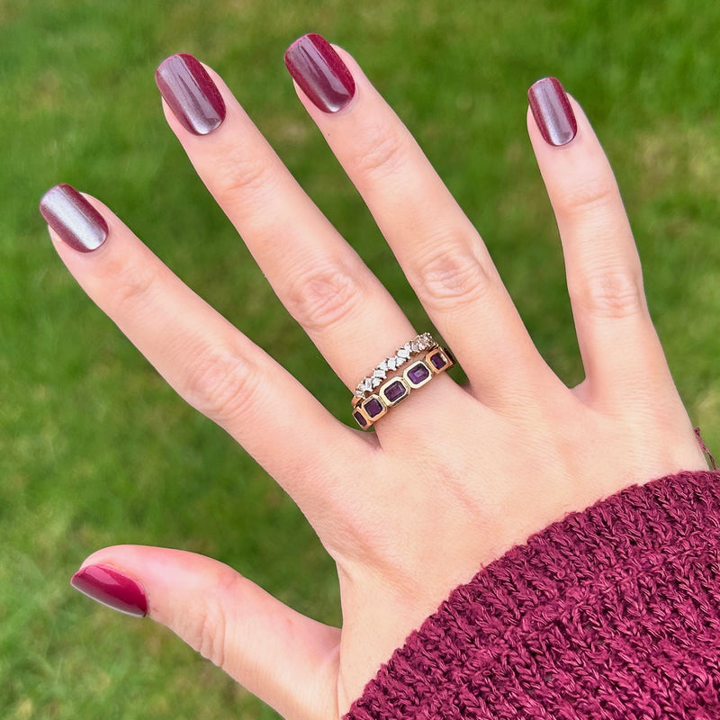 picture of Velvet Berry - Press-On | Extra Short | Squoval