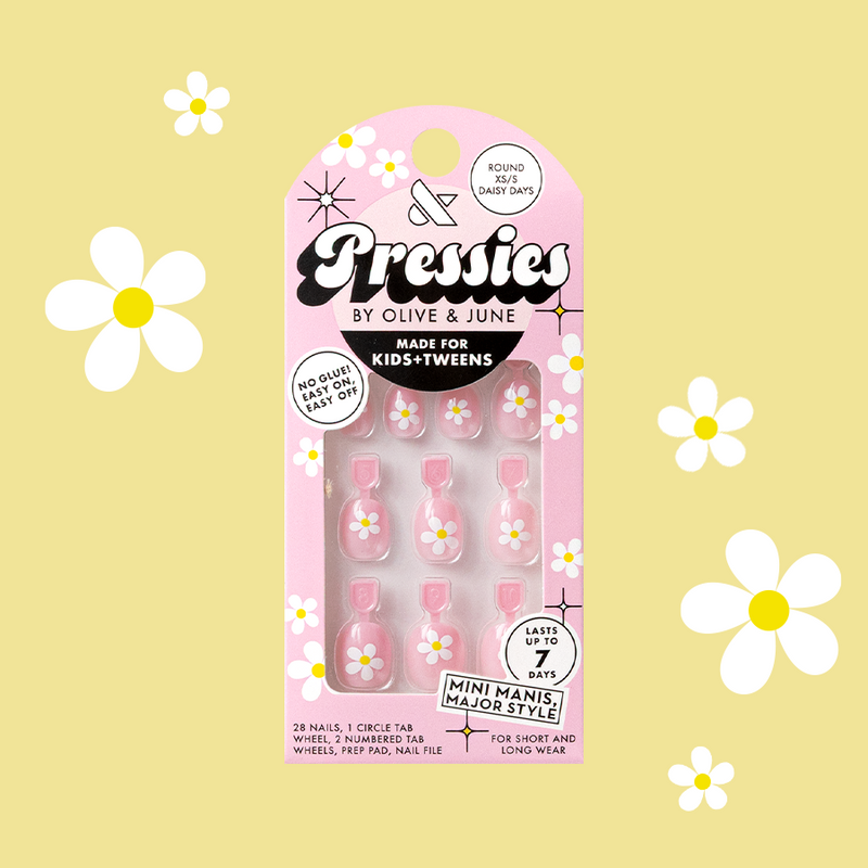 Daisy Days - Pressies | Extra Short Short | Round - Pressies