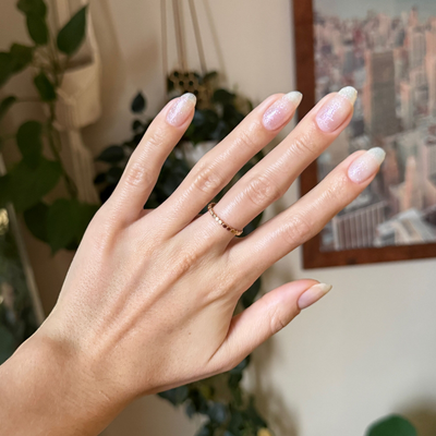 DIAMONDS ARE A MANI’S BEST FRIEND Gel on customer