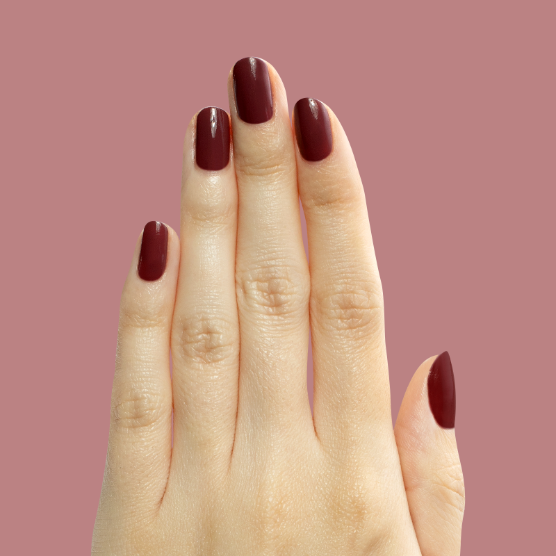 Don’t Spill on the White Couch a Opaque Reds polish Don’t Spill on the White Couch