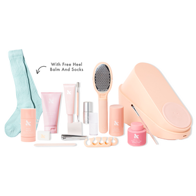 The Pedi System - One Polish includes tools and long-lasting polish with a super glossy top coat for at-home pedicure care The Pedi System - One Polish  System