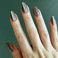 Fawn Velvet - Press On | Medium | Oval thumbnail