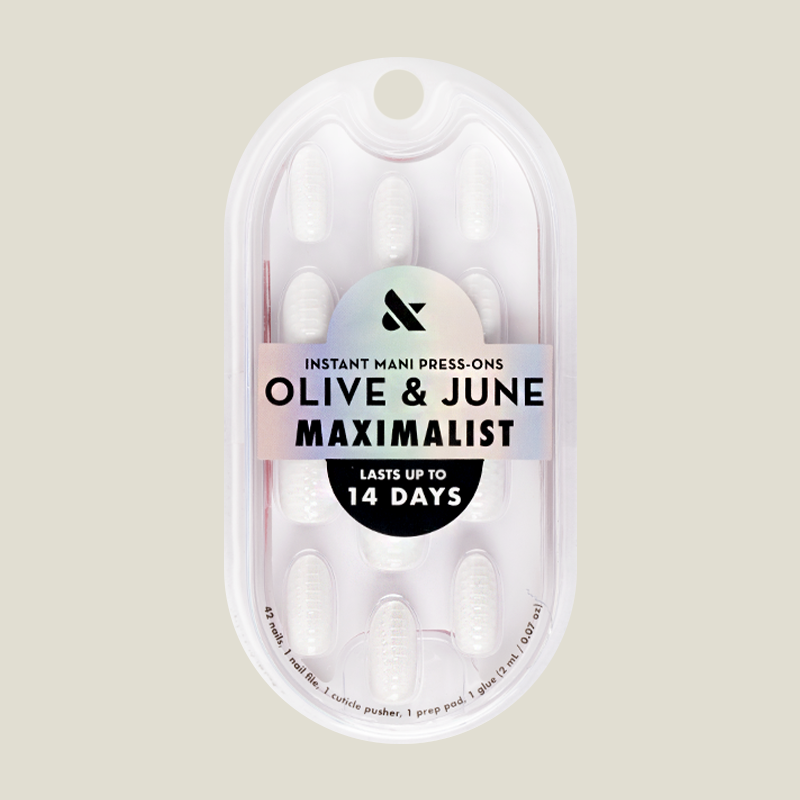 Faux Snakeskin - Press-On | Medium | Oval 