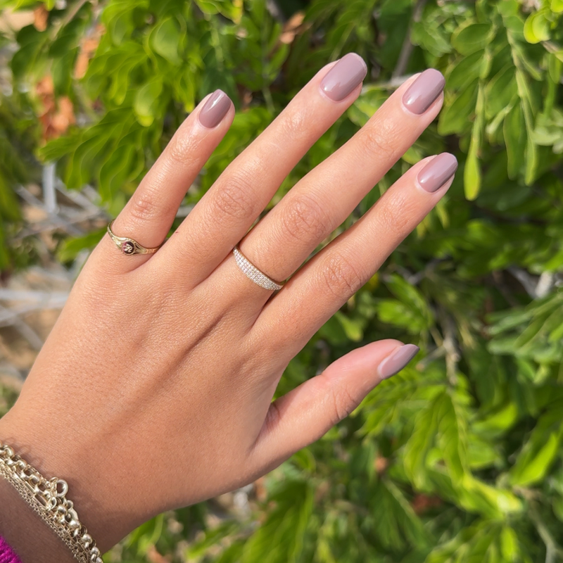 picture of Fawn | Extra Short | Squoval - Tab Press-On