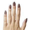 Fawn Velvet - Press On | Medium | Oval single nail