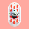 Field Day - Press-On | Medium | Coffin with watermelon red shade for vibrant at-home manicure lasting up to 14 days