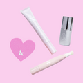 Mani Emergency Set with mini hand and cuticle serums, heart-shaped nail file, and nail polish for quick at-home manicure fixes thumbnail