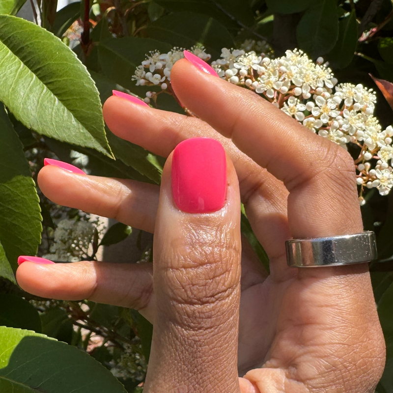 picture of Flamingo | Extra Short | Squoval - Tab Press-On