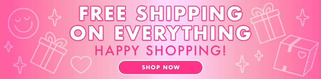 free shipping on everything - happy shopping