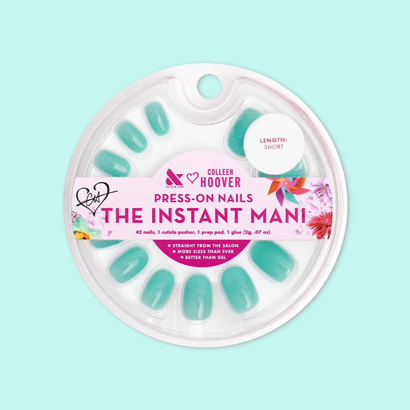 Fresh Aqua - Press-On | Short | Round 