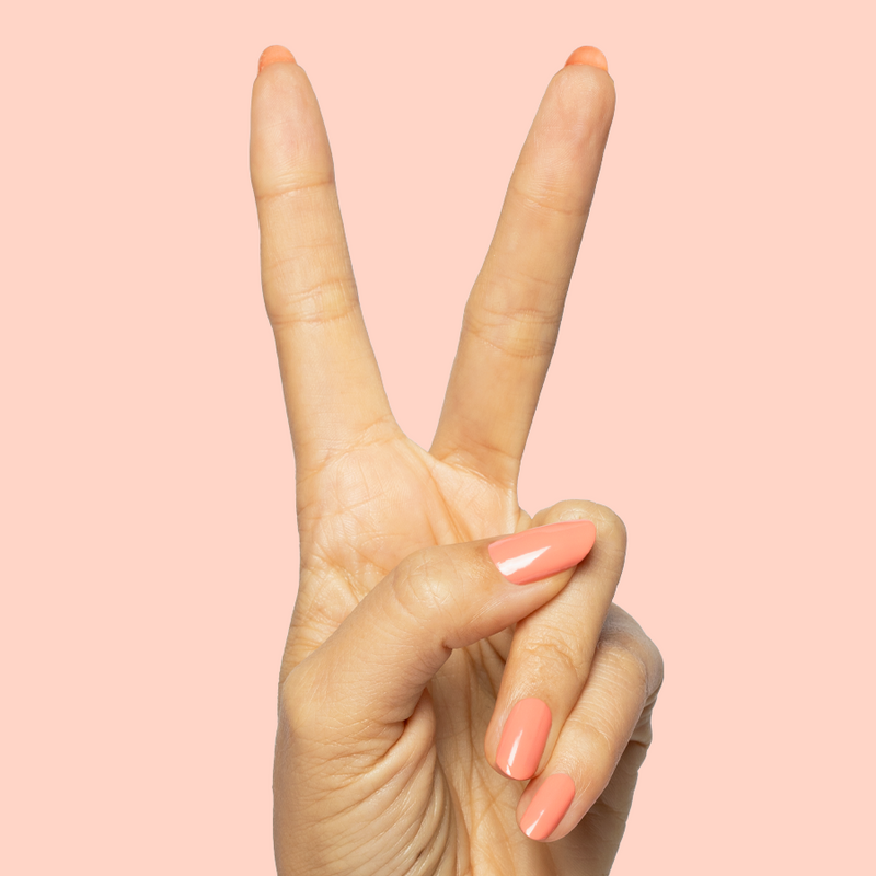 Frolic a Opaque Oranges polish Frolic