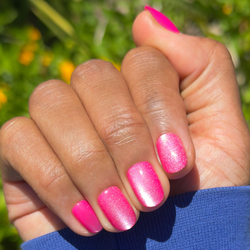 Fuscia Velvet - Press-On | Extra Short | Round