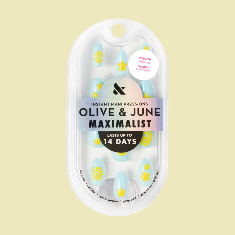 Fun Zone - Press-On | Medium | Almond 