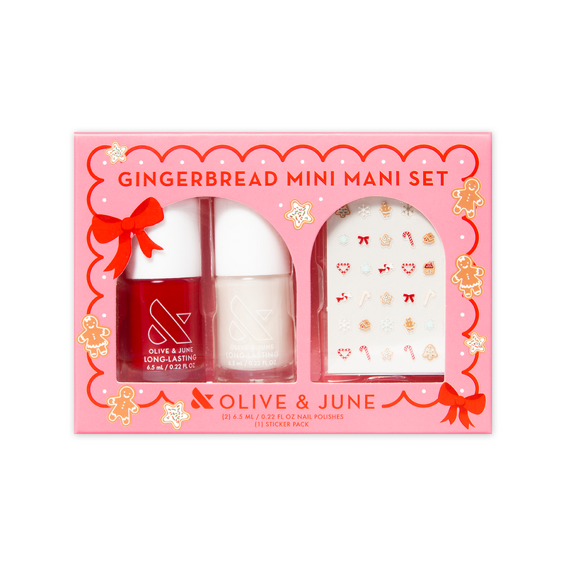 Gingerbread Mini Mani Set