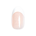 Glitter French - Press-On | Medium | Oval thumbnail