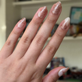 Glitter Spiderwebs - Press-On | Medium | Almond thumbnail