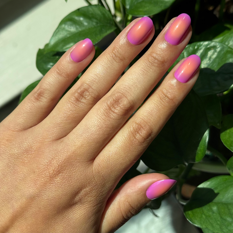 picture of Grape Aura - Press-On | Short | Round