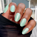 Grogu Green Velvet - Press-Ons | Medium | Oval - Press-On thumbnail