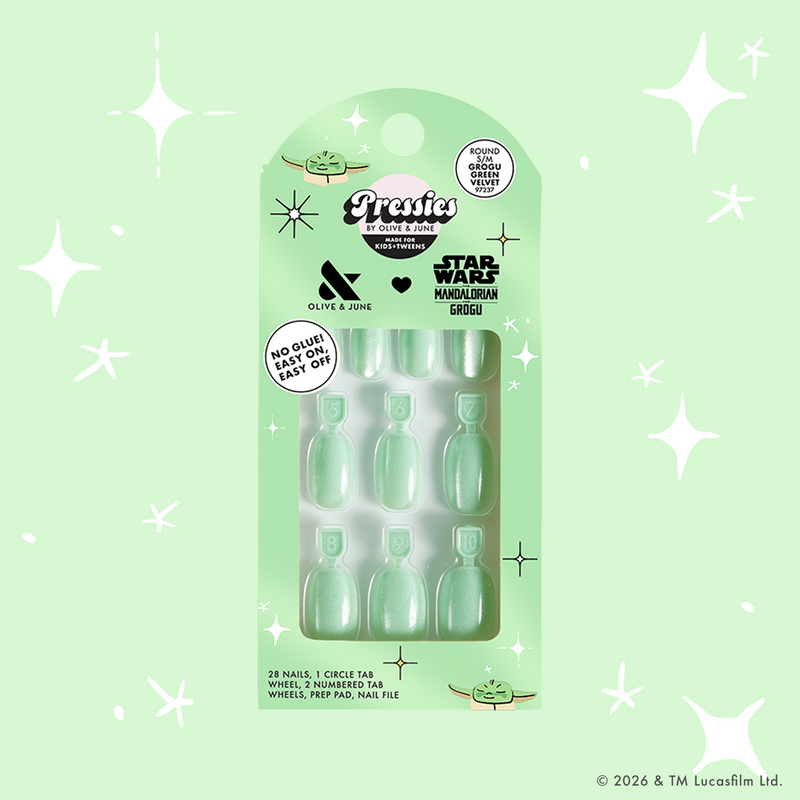 Grogu Green Velvet  - Pressies | S/M | Round - Pressies