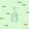 Grogu Green Velvet  - Pressies | S/M | Round single nail