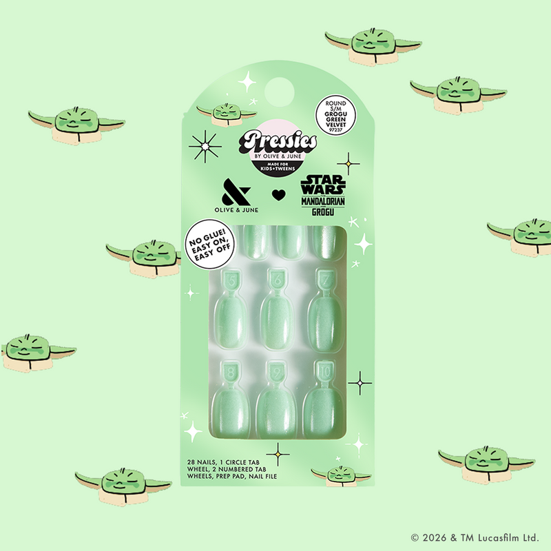 Grogu Green Velvet  - Pressies | S/M | Round - Pressies