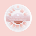HZ Syrup Gradient - Press-On | Extra Short | Squoval showing extra short squoval false nails in rosey beige gradient press-on manicure pack