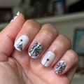 Halloween Spiderwebs | Extra Short | Squoval - Tab Press-On thumbnail