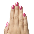 Hot Pink Chrome - Press On | Extra Short | Round thumbnail