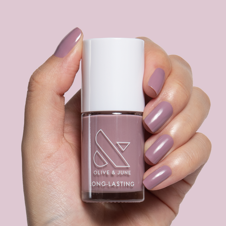 I Mani in Meetings polish purple midtone mauve I Mani in Meetings