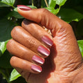 Cherry Mocha Velvet - Press-On | Short | Round thumbnail