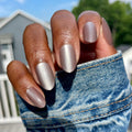 Fawn Velvet - Press On | Medium | Oval thumbnail